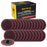 2" Diameter Surface Conditioning Discs Maroon Medium Sanding Grit (Box of 25) - R-Type Quick Change Connection - Surface Prep Grind Remove Rust, Strip Paint, For Drill, Die Grinder