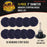 11-Piece 2" Diameter Abrasive Stripping Brush Wheel Set - 10 Each Quick Change Grinding Strip Discs, 1/4" Drill Shank Backing Pad - Remove Rust, Welds, Burrs, Paint