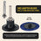2 Inch Grinding Discs, 36 Grit (25 Disc Set) with R-Type Adapter & Backing Pad - Quick Change Zirconia Coarse Cut Sanding Discs for Auto, Wood, Metal, Rust, Oxidation, Welds