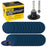 2 Inch Grinding Discs, 60 Grit (25 Disc Set) with R-Type Adapter & Backing Pad - Quick Change Zirconia Coarse Cut Sanding Discs for Auto, Wood, Metal, Rust, Oxidation, Welds