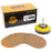 Variety Grit Pack - 3" Gold Hook & Loop Sanding Discs for DA Sanders - Box of 50