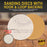 100 Grit - 3" Gold Hook & Loop Sanding Discs for DA Sanders - Box of 40
