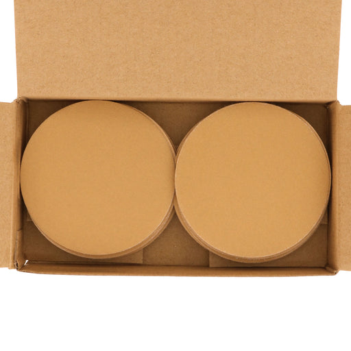 220 Grit - 3" Gold Hook & Loop Sanding Discs for DA Sanders - Box of 30