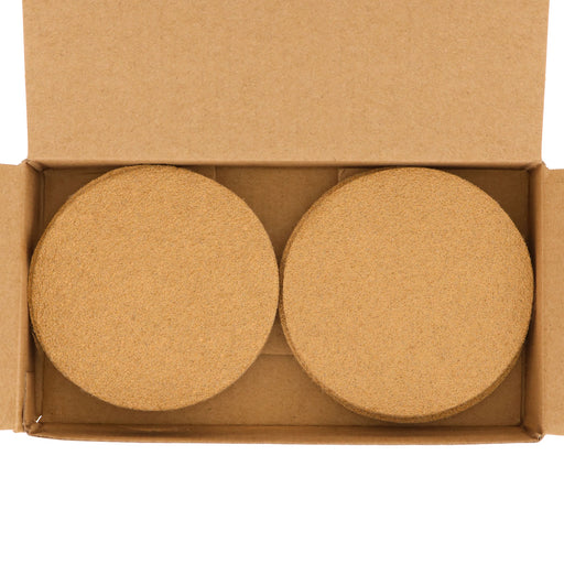 60 Grit - 3" Gold Hook & Loop Sanding Discs for DA Sanders - Box of 20