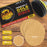 80 Grit - 3" Gold Hook & Loop Sanding Discs for DA Sanders - Box of 30
