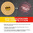 80 Grit - 3" Gold Hook & Loop Sanding Discs for DA Sanders - Box of 30