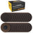 Dura-Gold 3" Diameter Surface Conditioning Discs Brown Coarse Sanding Grit (Box of 25) - R-Type Quick Change Roll Lock Connection