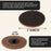 Dura-Gold 3" Diameter Surface Conditioning Discs Brown Coarse Sanding Grit (Box of 25) - R-Type Quick Change Roll Lock Connection