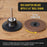 3" Diameter Surface Conditioning Discs Brown Coarse Sanding Grit (Box of 25) - R-Type Quick Change - Surface Drill, Die Grinder, Strip, Grind & Remove Rust, Burrs, Paint