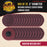 3" Diameter Surface Conditioning Discs Maroon Medium Sanding Grit (Box of 25) - R-Type Quick Change - Surface Prep Grind Remove Rust, Strip Paint, For Drill, Die Grinder