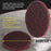 3" Diameter Surface Conditioning Discs Maroon Medium Sanding Grit (Box of 25) - R-Type Quick Change - Surface Prep Grind Remove Rust, Strip Paint, For Drill, Die Grinder
