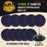 11-Piece 3" Diameter Abrasive Stripping Brush Wheel Set - 10 Each Quick Change Grinding Strip Discs, 1/4" Drill Shank Backing Pad - Remove Rust, Welds, Burrs, Paint