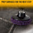 11-Piece 3" Diameter Abrasive Stripping Brush Wheel Set - 10 Each Quick Change Grinding Strip Discs, 1/4" Drill Shank Backing Pad - Remove Rust, Welds, Burrs, Paint