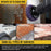 11-Piece 3" Diameter Abrasive Stripping Brush Wheel Set - 10 Each Quick Change Grinding Strip Discs, 1/4" Drill Shank Backing Pad - Remove Rust, Welds, Burrs, Paint