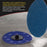 3 Inch Grinding Discs, 80 Grit (25 Disc Set) with R-Type Adapter & Backing Pad - Quick Change Zirconia Coarse Cut Sanding Discs for Auto, Wood, Metal, Rust, Oxidation, Welds