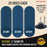 3 Inch Grinding Discs, 36, 60 & 80 Grit (25 Disc Each), R-Type Adapter & Backing Pad - Quick Change Zirconia Coarse Cut Sanding Discs for Auto, Wood, Metal, Rust, Oxidation, Welds