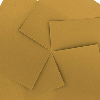 180 Grit Gold - 1/4 Sheet Plain Backing Sandpaper 5.5" x 4.5" - For Palm Sanders - Box of 400