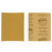 220 Grit Gold - 1/4 Sheet Plain Backing Sandpaper 5.5" x 4.5" - For Palm Sanders - Box of 400