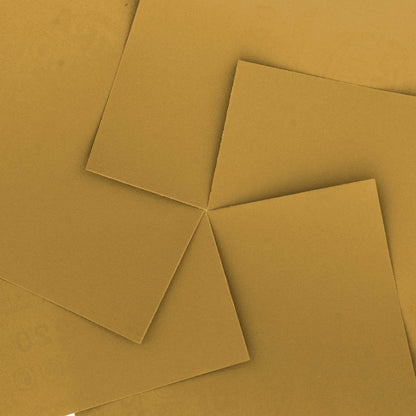 220 Grit Gold - 1/4 Sheet Plain Backing Sandpaper 5.5" x 4.5" - For Palm Sanders - Box of 400