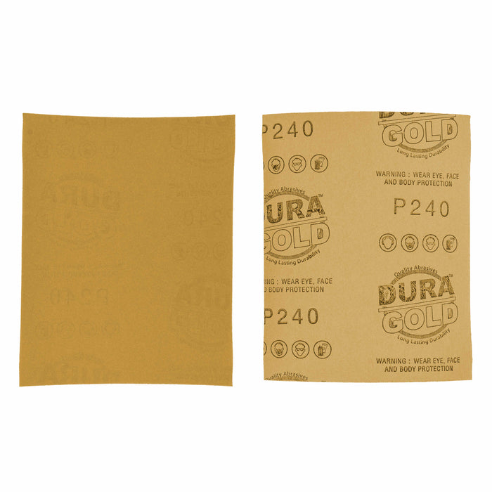 240 Grit - 1/4 Sheet Palm Sander Sandpaper 5.5 x 4.5 Box of 400