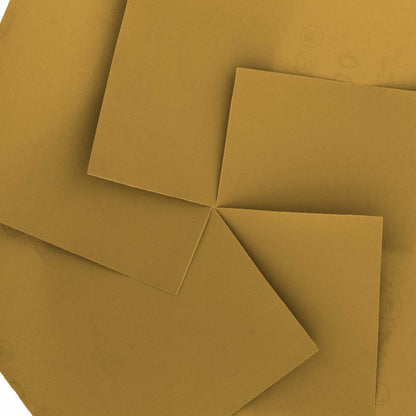 600 Grit Gold - 1/4 Sheet Plain Backing Sandpaper 5.5" x 4.5" - For Palm Sanders - Box of 400