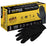 HD Black Nitrile Disposable Gloves, Box of 100, Size Small, 6 Mil - Latex Free, Powder Free, Textured Grip, Food Safe