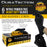 HD Black Nitrile Disposable Gloves, 3 Boxes of 100, Size Large, 6 Mil - Latex Free, Powder Free, Textured Grip, Food Safe