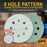 2000 Grit - 5" Green Film DA Sanding Discs - 8-Hole Pattern Hook and Loop - Box of 50