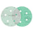 1200 Grit - 5" Green Film DA Sanding Discs - 5-Hole Pattern Hook and Loop - Box of 50