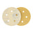 120 Grit - 5" Gold DA Sanding Discs - 5-Hole Pattern Hook and Loop - Box of 50