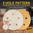 500 Grit - 5" Gold DA Sanding Discs - 5-Hole Pattern Hook and Loop - Box of 50