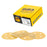 600 Grit - 5" Gold DA Sanding Discs - 5-Hole Pattern Hook and Loop - Box of 50