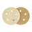 80 Grit - 5" Gold DA Sanding Discs - 5-Hole Pattern Hook and Loop - Box of 50