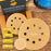 100 Grit - 5" Gold DA Sanding Discs - 8-Hole Pattern Hook and Loop - Box of 50