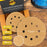40 Grit - 5" Gold DA Sanding Discs - 8-Hole Pattern Hook and Loop - Box of 25