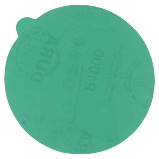 1000 Grit - 5" Green Film - PSA Self Adhesive Stickyback Sanding Discs for DA Sanders - Box of 50