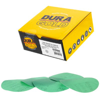 1000 Grit - 5" Green Film - Hook & Loop Sanding Discs for DA Sanders - Box of 50
