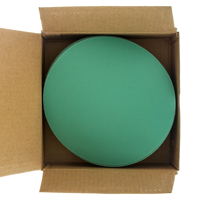 500 Grit - 5" Green Film - Hook & Loop Sanding Discs for DA Sanders - Box of 50