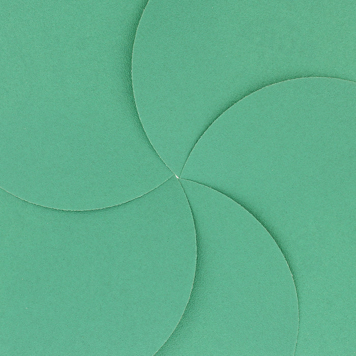 1200 Grit - 6" Green Film - PSA Self Adhesive Stickyback Sanding Discs for DA Sanders - Box of 25