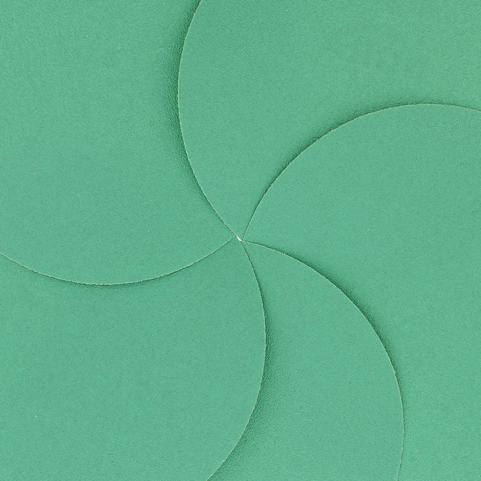 1200 Grit - 6" Green Film - PSA Self Adhesive Stickyback Sanding Discs for DA Sanders - Box of 25