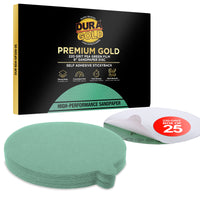 220 Grit - 6" Green Film - PSA Self Adhesive Stickyback Sanding Discs for DA Sanders - Box of 25