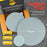 3000 Grit - 6" Green Film - PSA Self Adhesive Stickyback Sanding Discs for DA Sanders - Box of 25
