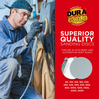 3000 Grit - 6" Green Film - PSA Self Adhesive Stickyback Sanding Discs for DA Sanders - Box of 25