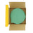 320 Grit - 6" Green Film - PSA Self Adhesive Stickyback Sanding Discs for DA Sanders - Box of 25