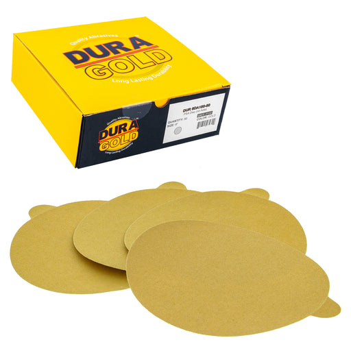 150 Grit - 6" Gold PSA Self Adhesive Stickyback Sanding Discs for DA Sanders - Box of 50