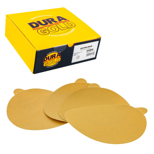 180 Grit - 6" Gold PSA Self Adhesive Stickyback Sanding Discs for DA Sanders - Box of 50
