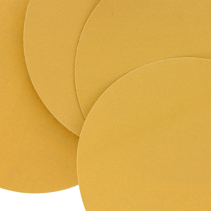 180 Grit - 6" Gold PSA Self Adhesive Stickyback Sanding Discs for DA Sanders - Box of 50