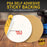 60 Grit - 6" Gold PSA Self Adhesive Stickyback Sanding Discs for DA Sanders - Box of 25