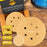 1500 Grit - 6" Gold Hook & Loop 6-Hole Pattern Sanding Discs for DA Sanders - Box of 24