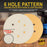 3000 Grit - 6" Gold Hook & Loop 6-Hole Pattern Sanding Discs for DA Sanders - Box of 24